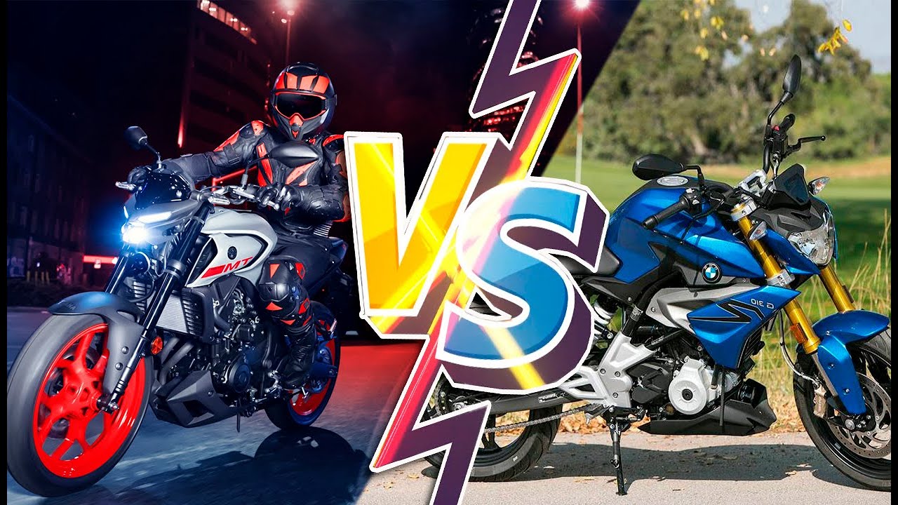 BMW G310R (2020) VS YAMAHA MT-03 (2020) - YouTube