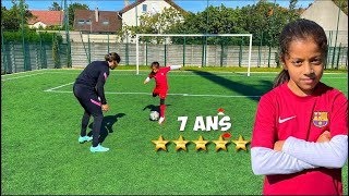 MA SOEUR DE 7 ANS EST PLUS FORTE QUE MOI AU FOOT? Resimi