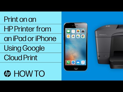 Print on an HP Printer from an iPad or iPhone Using Google Cloud Print | HP Printers | HP