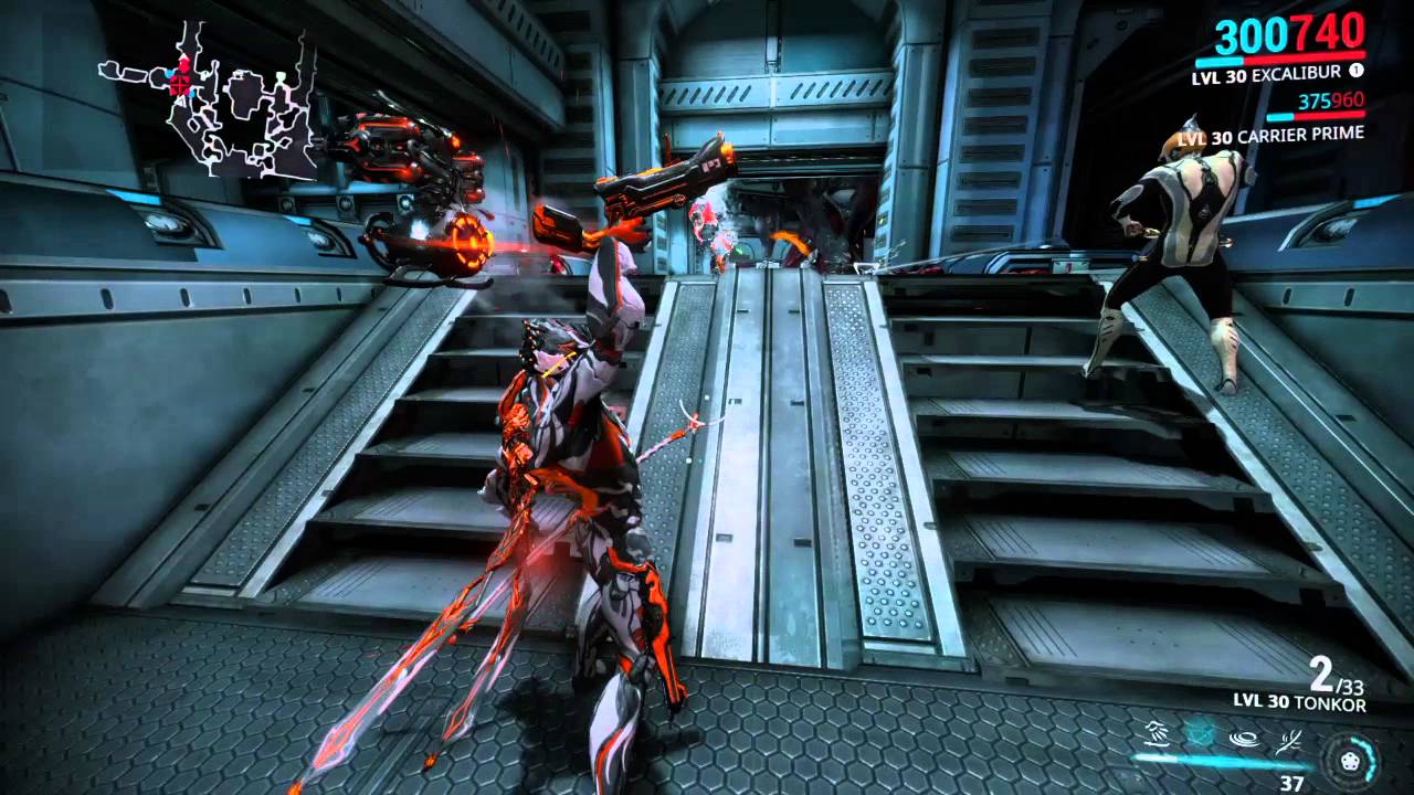 Warframe Excalibur Radial Blind animation glitch YouTube