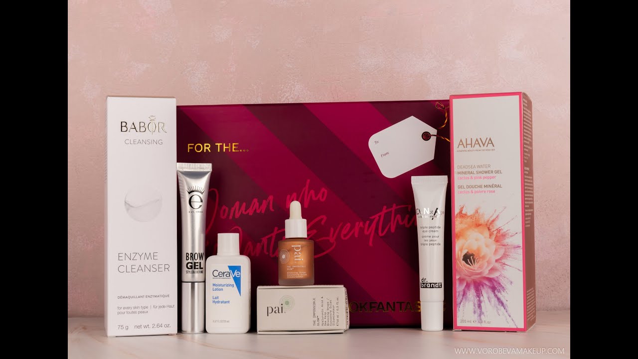Beauty Box. Lookfantastic Gift Guide The Woman Beauty Box 2021 YouTube