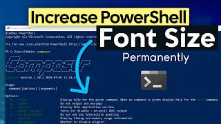 How To Increase Font Size In Windows Powershell