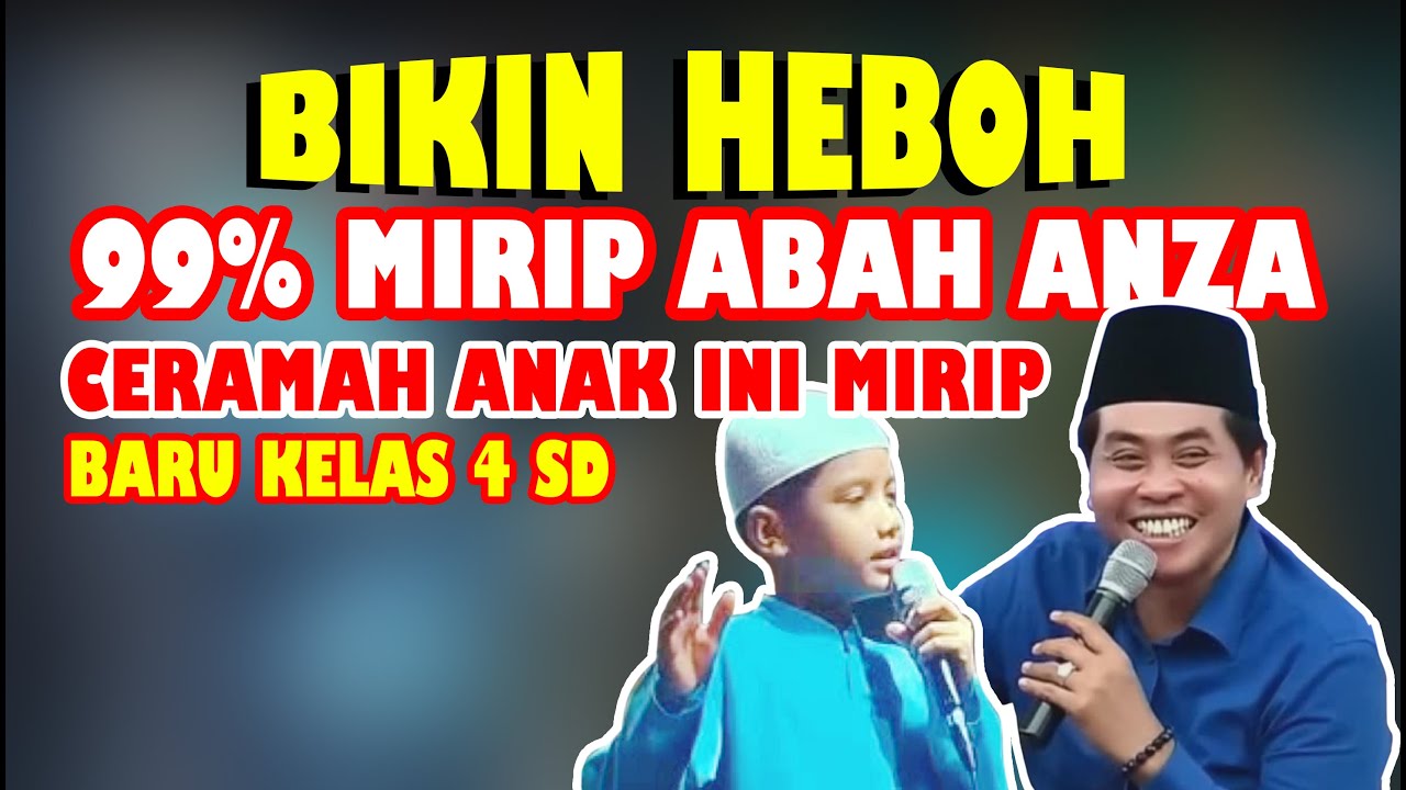 bikin heboh, ceramah ini mirip abah anza, di pengajian kh. anwar zahid