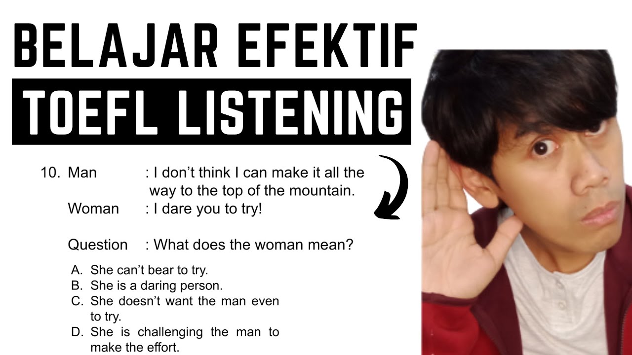 Belajar TOEFL Listening Secara Efektif: 10 Soal Part A, Analisis, dan Strategi Menjawab