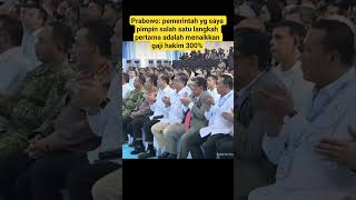 Prabowo increases judges' salaries by 300% #shorts #prabowo #judges #MK #viralnews