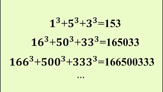 1^3+5^3+3^3=153, ..., can you prove it?