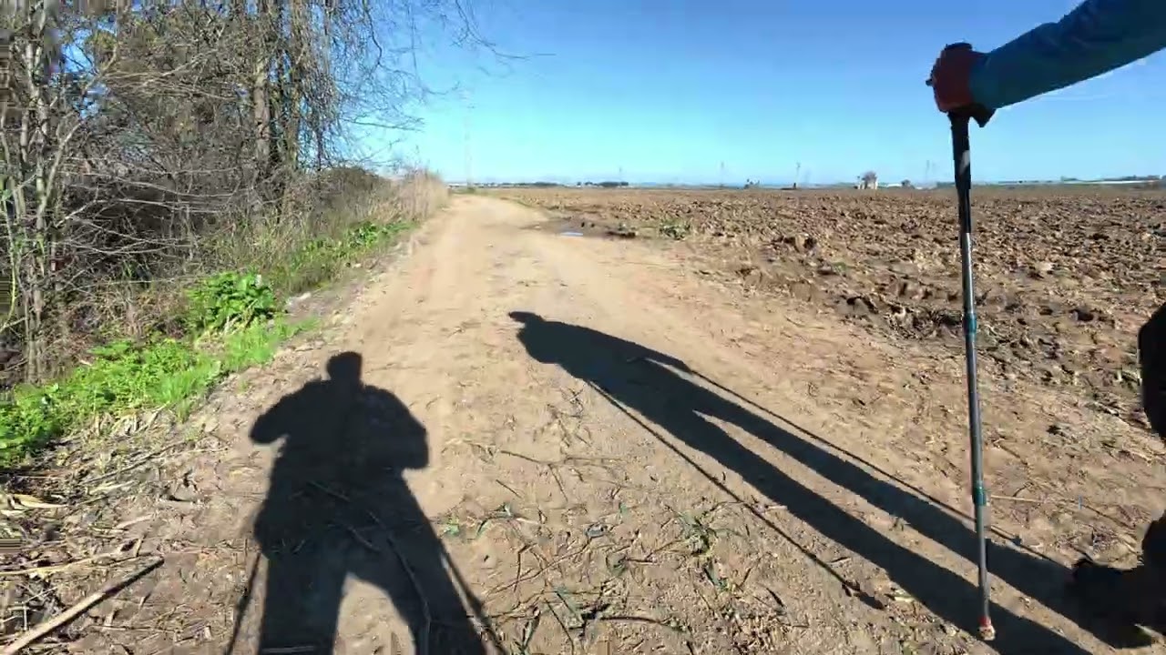 Camino Vía de la Plata.  Et1. Sevilla a Guillena. Febrero 26