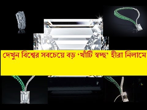 ভিডিও: নিলামে বিক্রি হওয়া অন্যতম বড় হীরা