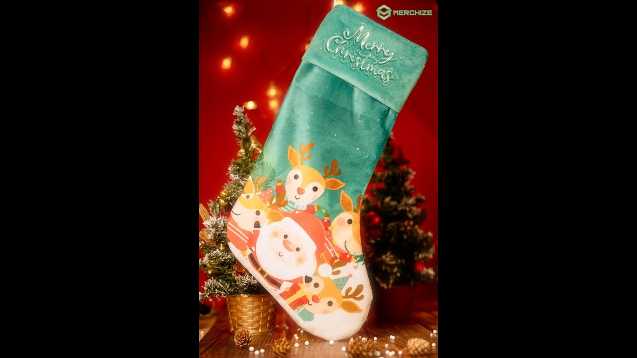 Printed Felt Christmas Stockings- Personalize Yours Today!