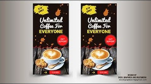 300X600 Web Banner Design with Adobe Photoshop CC Tutorial