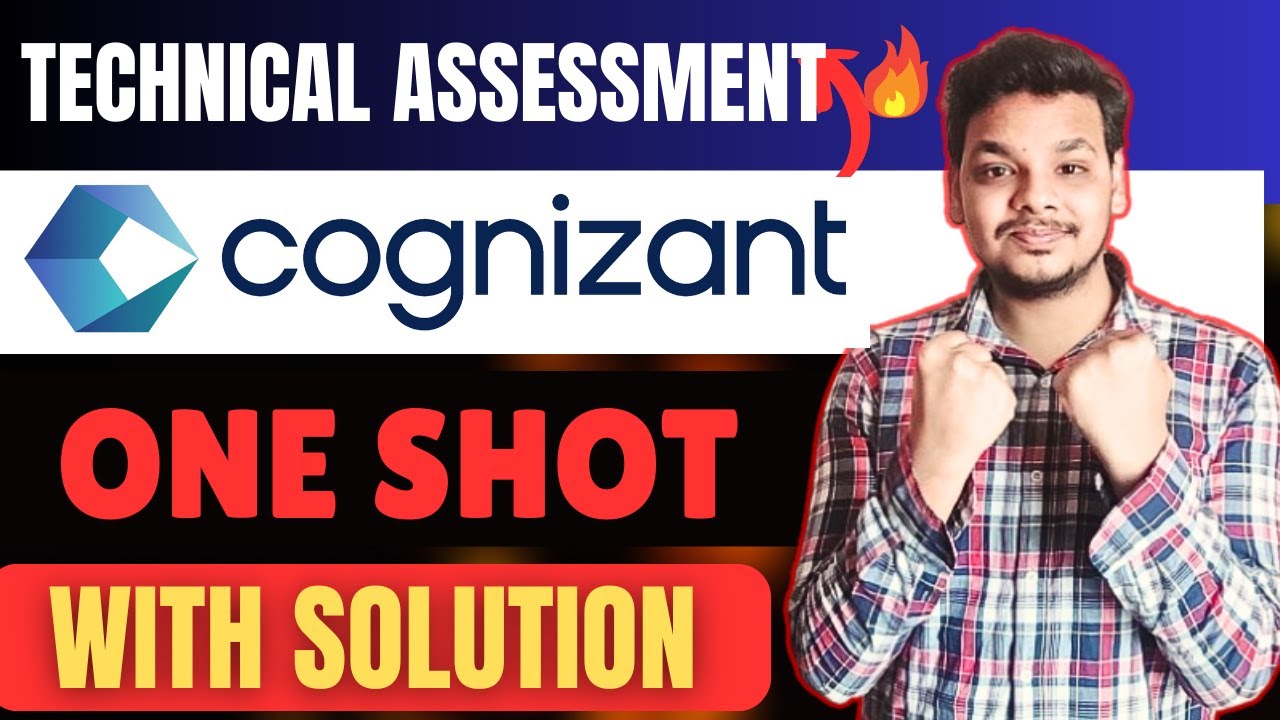 Cognizant Technical Assessment One Shot | Cognizant GenC Coding Questions , Technical Test Solution