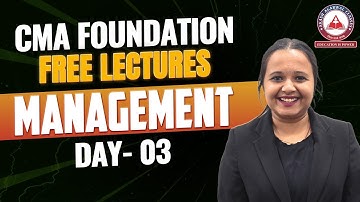 Day 03: CMA Foundation Management Free Lectures | Akash Agarwal Classes