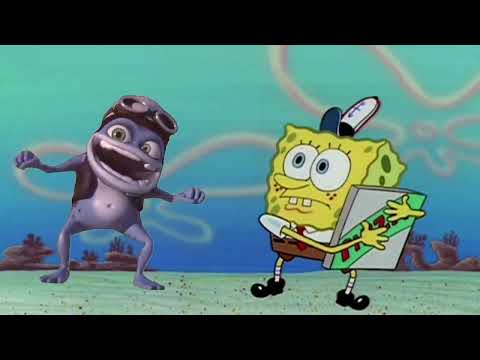 Crazy frog pizza from Spongebob