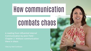Live book reading: how communication combats chaos