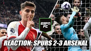 REACTION: Arsenal’s title chase continues with win vs. Tottenham | ESPN FC
