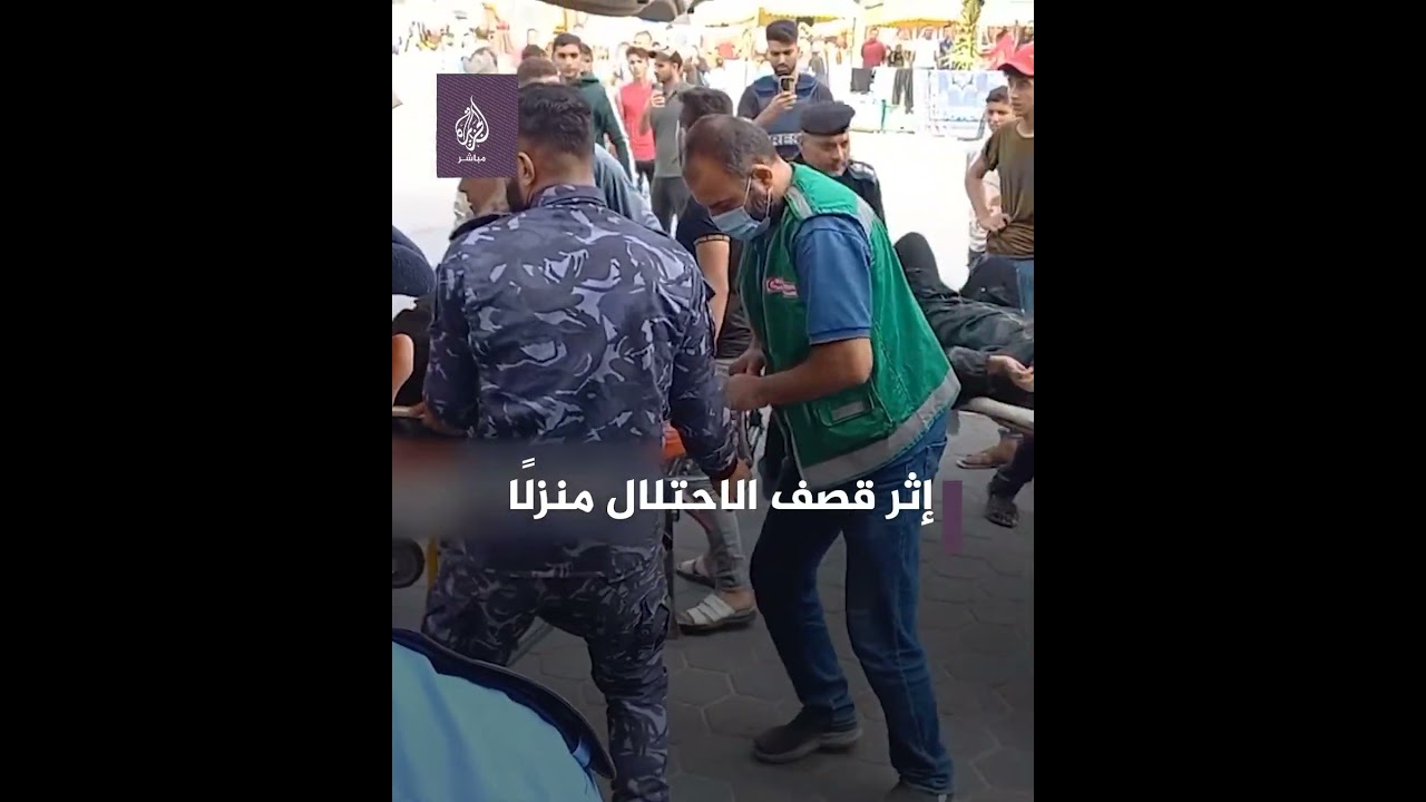 قصف إسرائيلي بجوار مركز تجاري مكتظ في غزة