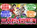 【ワンピース】『たった二人でワノ国まで辿り着いてしまう世界線のルフィとロロノア・ゾロさん』を想像して楽しむ読者の反応【IF】