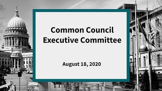 Common Council Executive Committee: Meeting of August 28, 2020