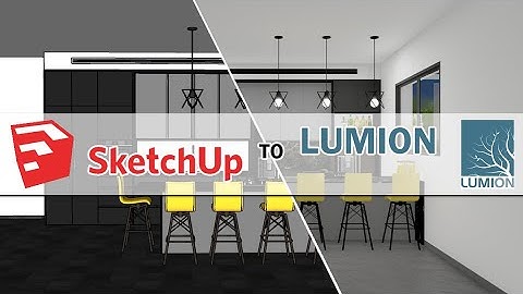 Sketchup Modeling + Lumion Photorealistic Rendering in 15 Minutes - Interior Design - Modern Kitchen