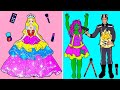 Paper Dolls Dress Up - Costume Lose Weight Fat Zombie Dress Handmade - Barbie Story & Crafts