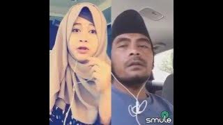 Smule lucu   Duet cewek cantik vs orang Madura nyanyi lagu jawa.