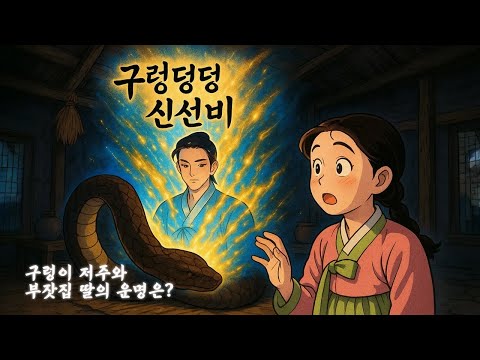 구렁덩덩 신선비 한국 전래 동화 | 구렁이와 결혼한 셋째 딸의 목숨 건 세 번의 내기! | 잠자리동화 | 야담,설화,야화,조선,옛날이야기,민담,전설