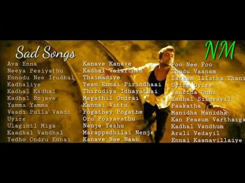 Emotional Tamil Sad Songs  Tamil Love Breakup Songs  Heart Melting  Love Failure  Songs  NM