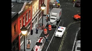 Model Rr N Scale Update - Installed Evemodel Led Street Lights. Finally