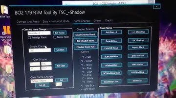 The bo2 RTM tool and Injector I use