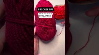 How to jazz up yarns for Christmas! #howto #tutorial #crochettips pattern:@sweetcreekpatterns