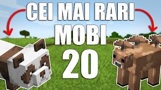 TOP 20 CEI MAI RARI MOBI DIN MINECRAFT 1.14!