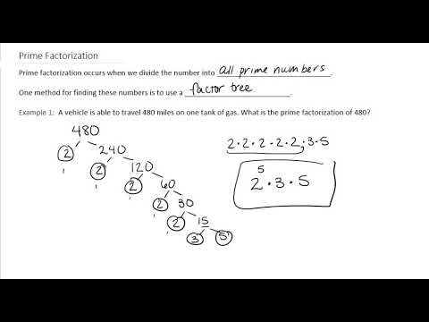 Automotive MAP 117 Module 2.1c Prime Factorization