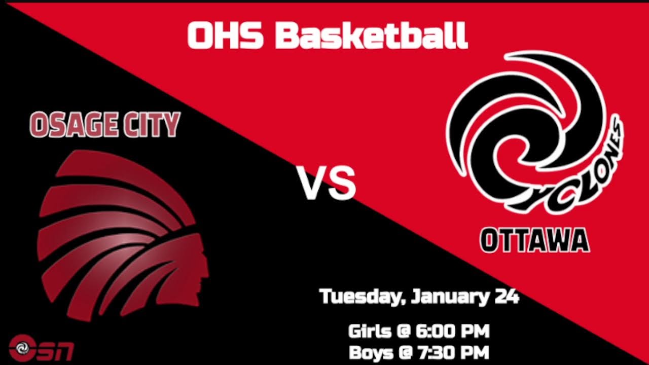 OHS Basketball vs Osage City - Main Gym 1/24/2023