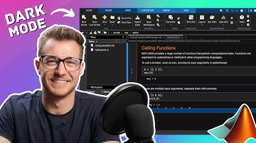 MATLAB has a NEW DESKTOP IDE 🔥 (yes, it has Dark Mode) [2024]