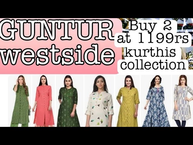 WESTSIDE #KURTIS #SURPLUS #wholesale #RETAIL BOOKING NO 9691755118 - YouTube