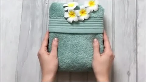 #folding Top notch technique of folding towels // smart way of organising clothes. 