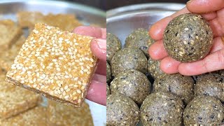 చలకల సపషల ఈ సజన ల తపపకడ తనలసన Healthy Laddu & Chikki Winter Special Snacks Recipes