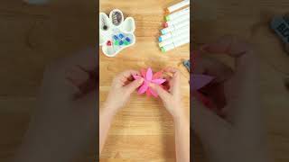 Flower #shorts #diycrafts #papercircuit #diy #stem #stemeducation #paperflower #papercrafts