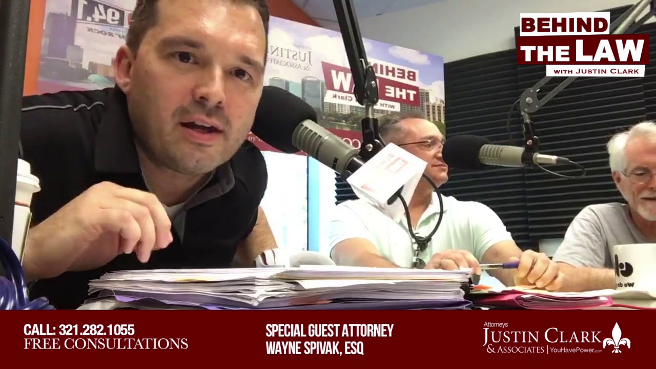 Behind The Law w/Attorney Justin Clark & Special Guest Attorney Wayne