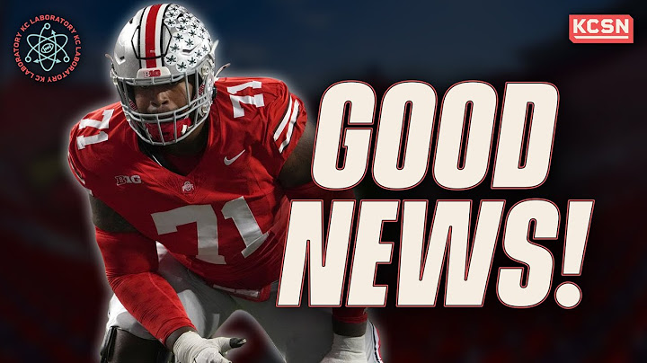 Chiefs continue to get GOOD news on their first-round pick!