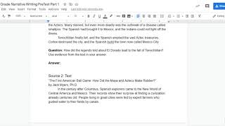 7th Grade Writing Test Part 1 Tutorial