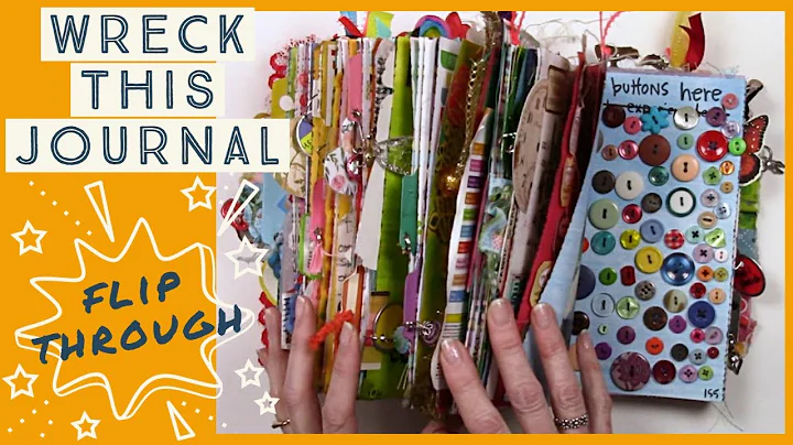 Wreck This Journal in Color - Flip Through #wreckt...