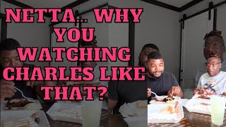 Download Lagu Netta \u0026 Charles’ Awkward Lunch: Side-Eyes, No Manners \u0026 YouTube Slip-Ups MP3