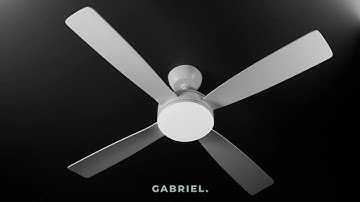 Ceiling Fan - Blender - Realistic 3D Product Rendering - Gabriel