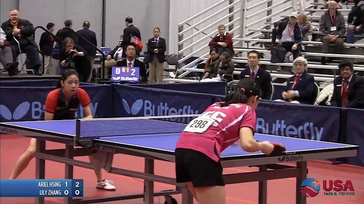 Women's Singles Final: Lily Zhang vs. Ariel Hsing ...