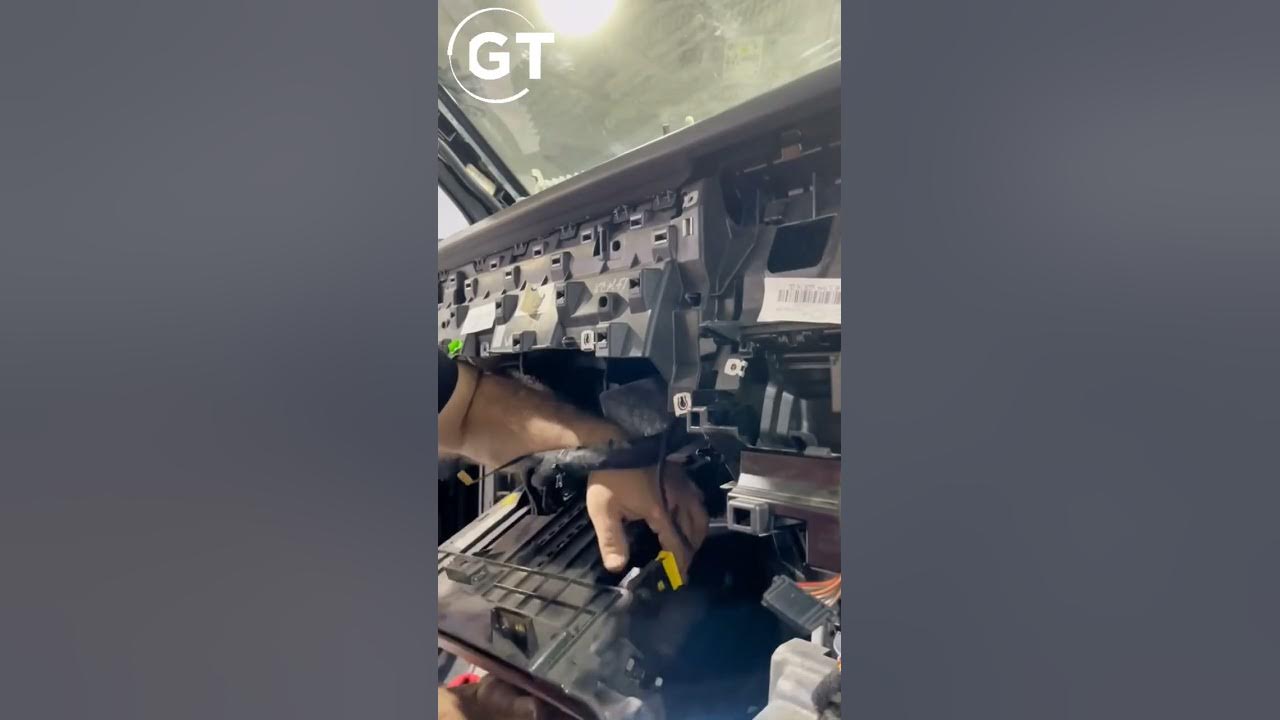 porsche cayenne 2022 all dashboard remove inside AC evaporator small