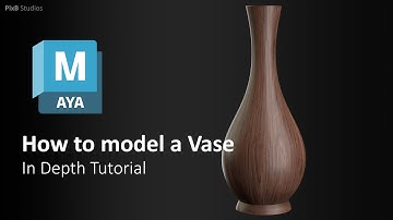 How to model a Vase in Autodesk Maya absolute beginner, in depth modeling tutorial 02