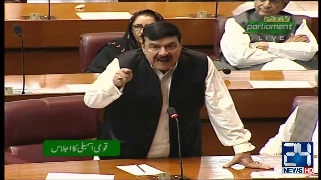 Sheikh Rasheed Blasting Speech in National Assembly | 10 June 2019 ...