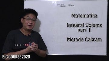 Matematika kelas XII - Integral Volume part 1 - Metode Cakram