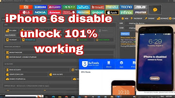 Iphone 6/6+ disabled/passcode bypass done by unlock tool just in 5 minutes GSM GULFAM 2024